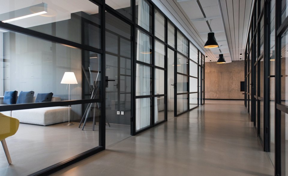 Interior of a fitted out office